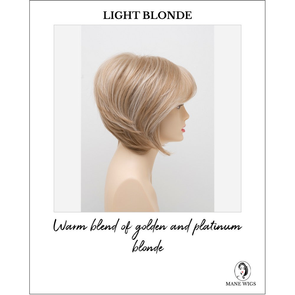 Whitney By Envy in Light Blonde-Warm blend of golden and platinum blonde