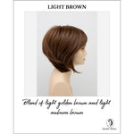 Load image into Gallery viewer, Whitney By Envy in Light Brown-Blend of light golden brown and light auburn brown
