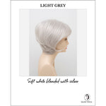 Load image into Gallery viewer, Whitney By Envy in Light Grey-Soft white blended with silver
