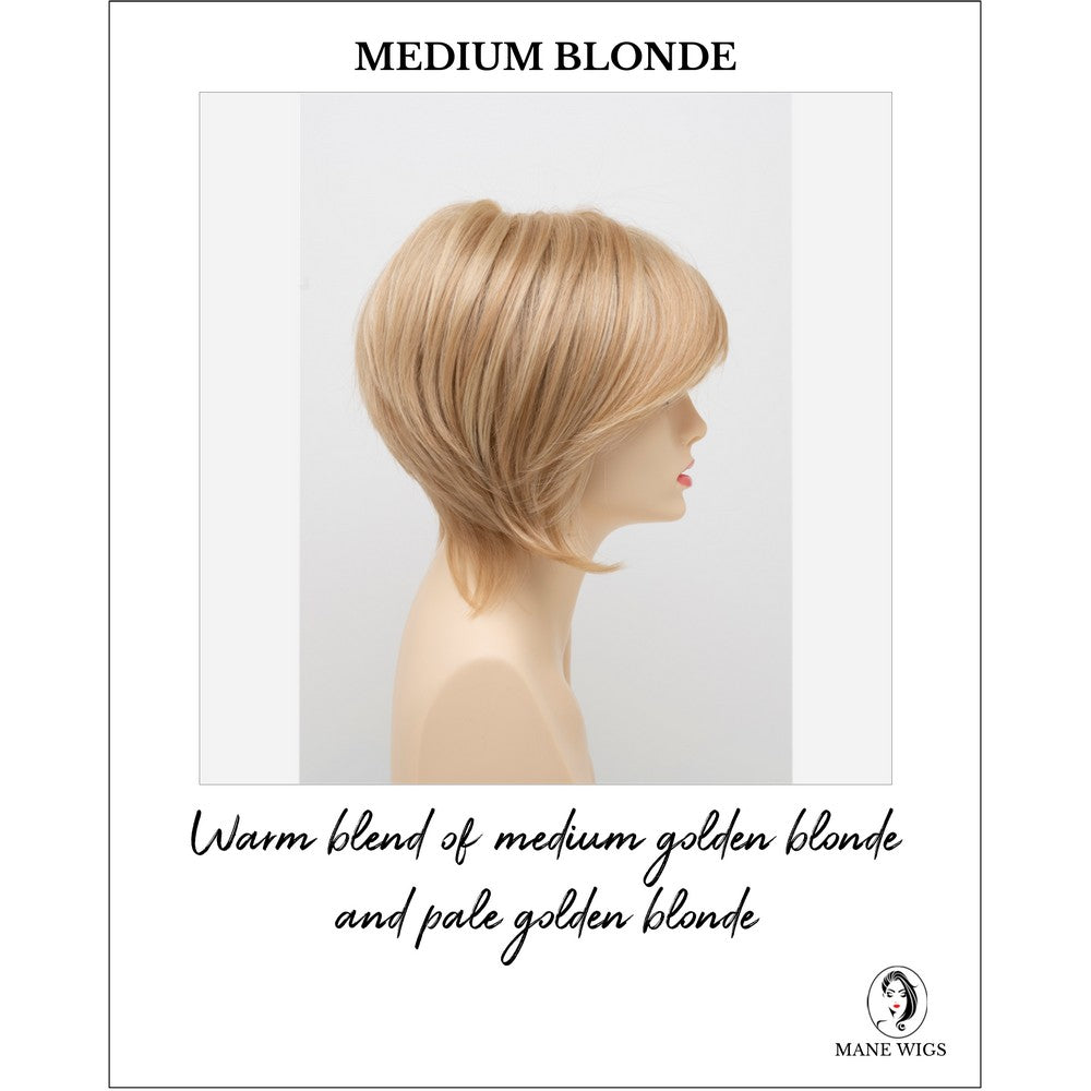 Whitney By Envy in Medium Blonde-Warm blend of medium golden blonde and pale golden blonde