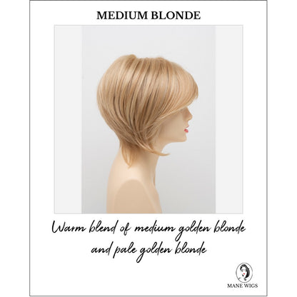 Whitney By Envy in Medium Blonde-Warm blend of medium golden blonde and pale golden blonde