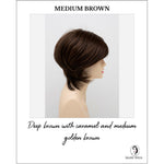 Load image into Gallery viewer, Whitney By Envy in Medium Brown-Deep brown with caramel and medium golden brown
