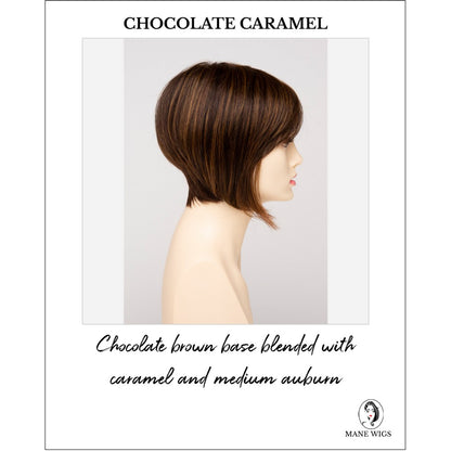 Yuri By Envy in Chocolate Caramel-Chocolate brown base blended with caramel and medium auburn