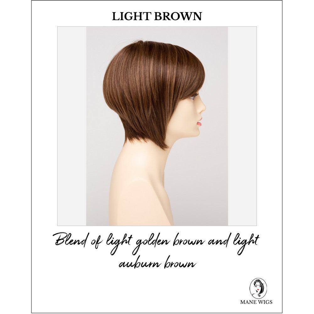Yuri By Envy in Light Brown-Blend of light golden brown and light auburn brown