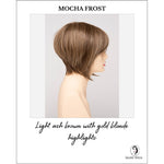 Load image into Gallery viewer, Yuri By Envy in Mocha Frost-Light ash brown with gold blonde highlights
