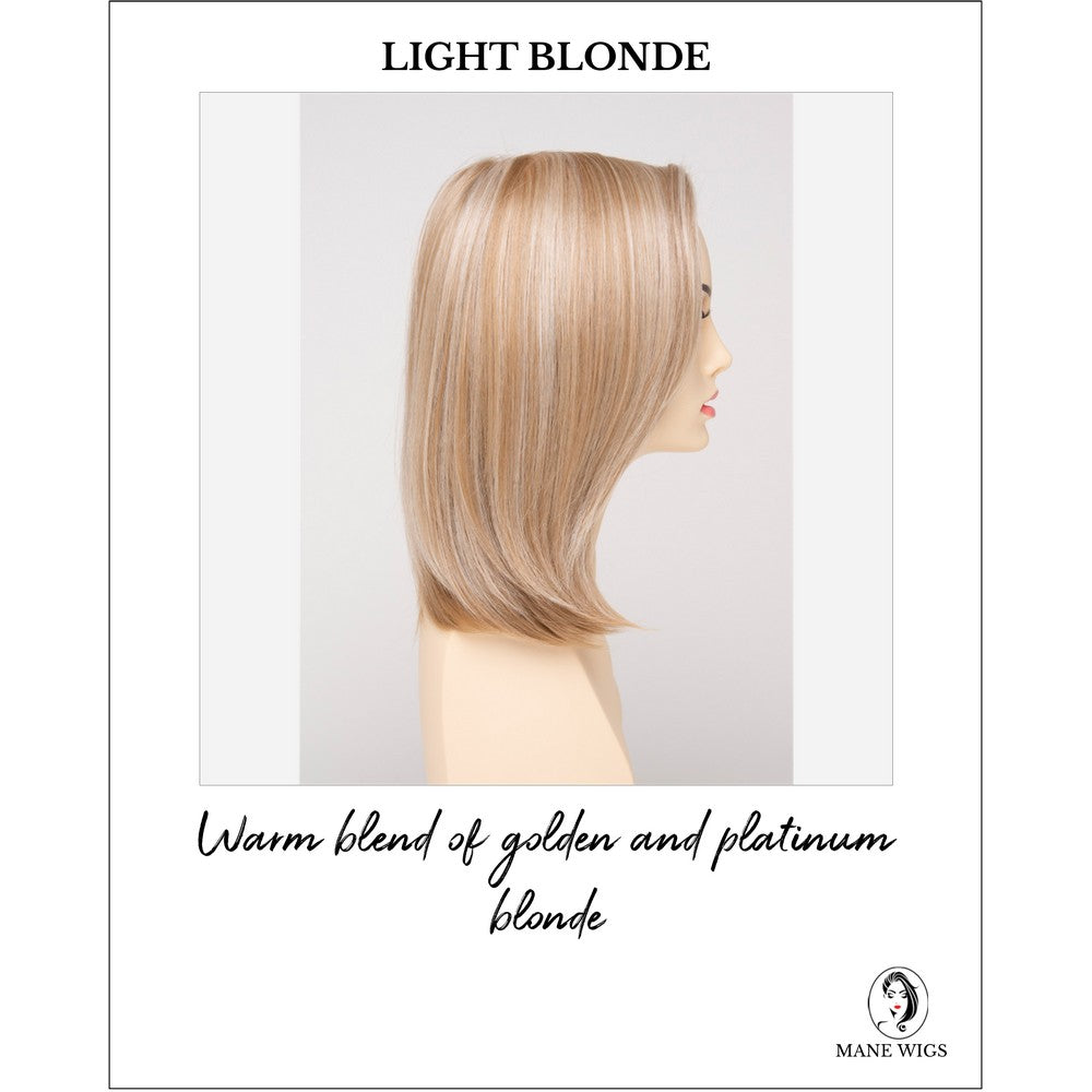 Zoey By Envy in Light Blonde-Warm blend of golden and platinum blonde