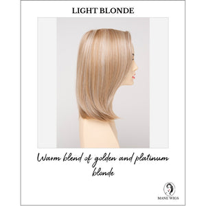 Zoey By Envy in Light Blonde-Warm blend of golden and platinum blonde